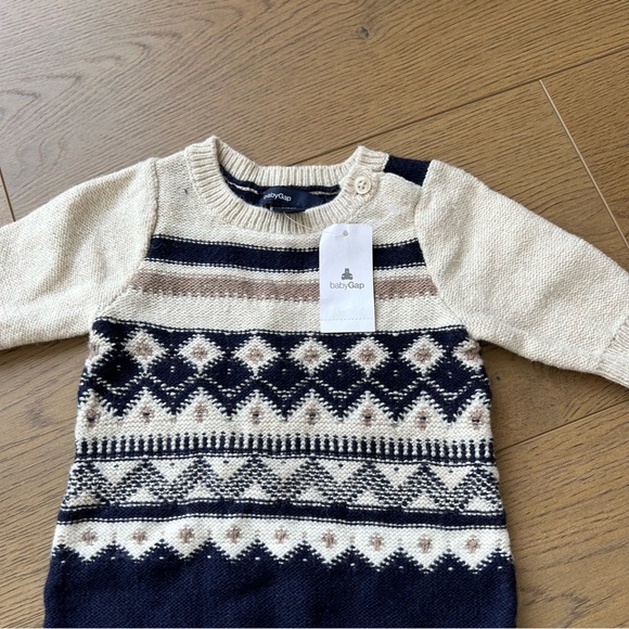 New BabyGab Newborn Knit Romper - Picture 3 of 5